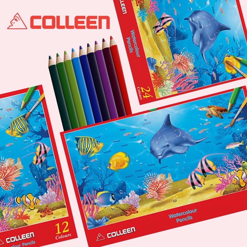 Bút chì màu nước COLLEEN Cap-12 , Cap-24, Cap-36.