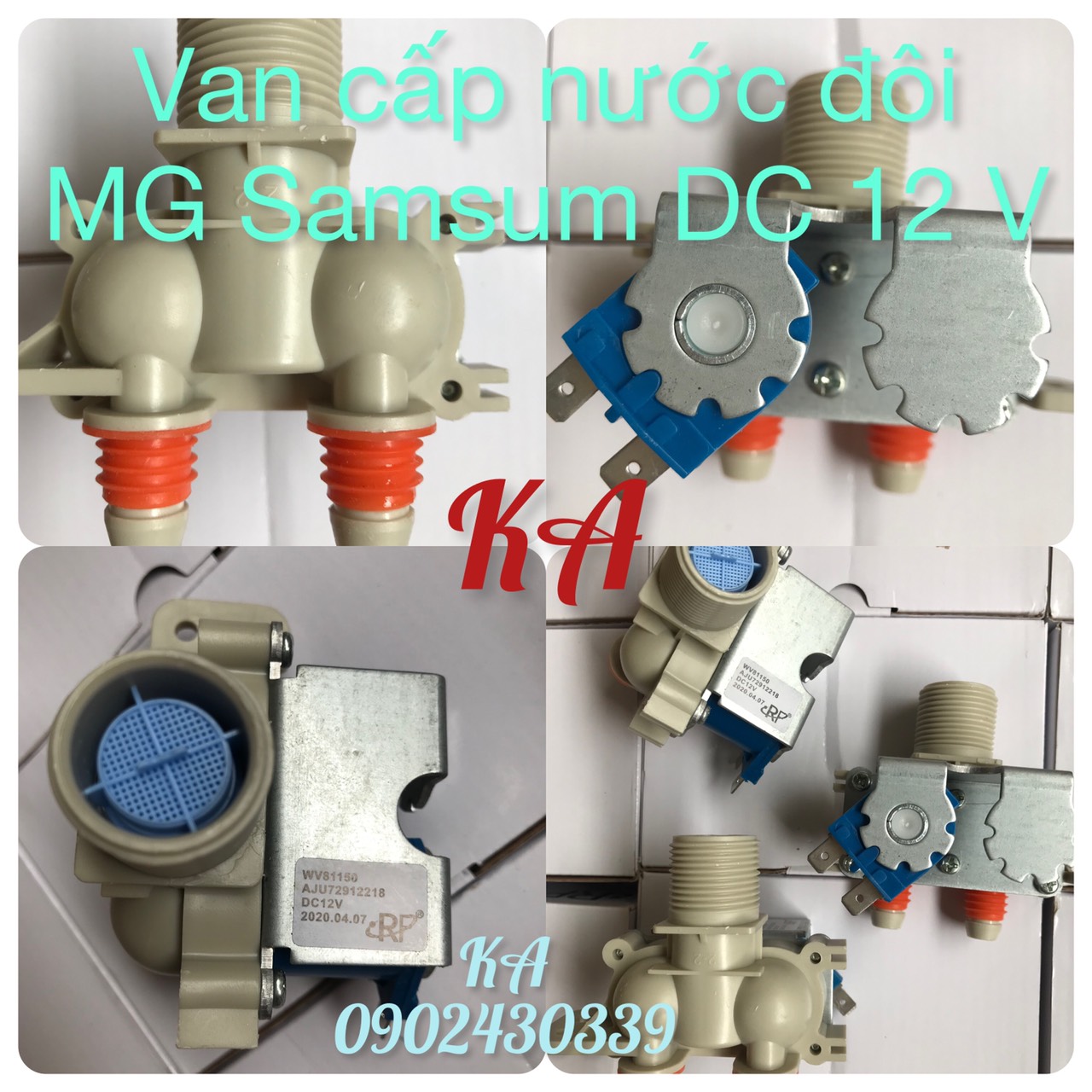 Van Cấp Nước Đôi Máy Giặt SAMSUM DC 12V