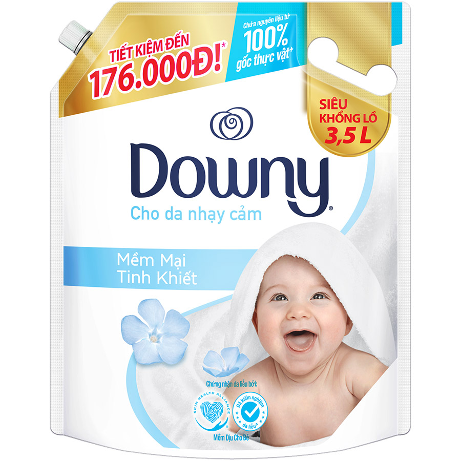 [HCM] Nước xả vải Downy  3L  Xanh/Đỏ/Đen/Trắng