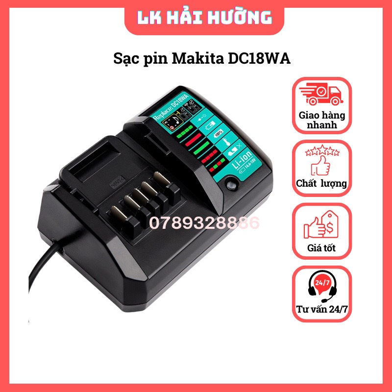 Sạc hãng Makita, Dewalt, Milwaukee, Bosch, DCA