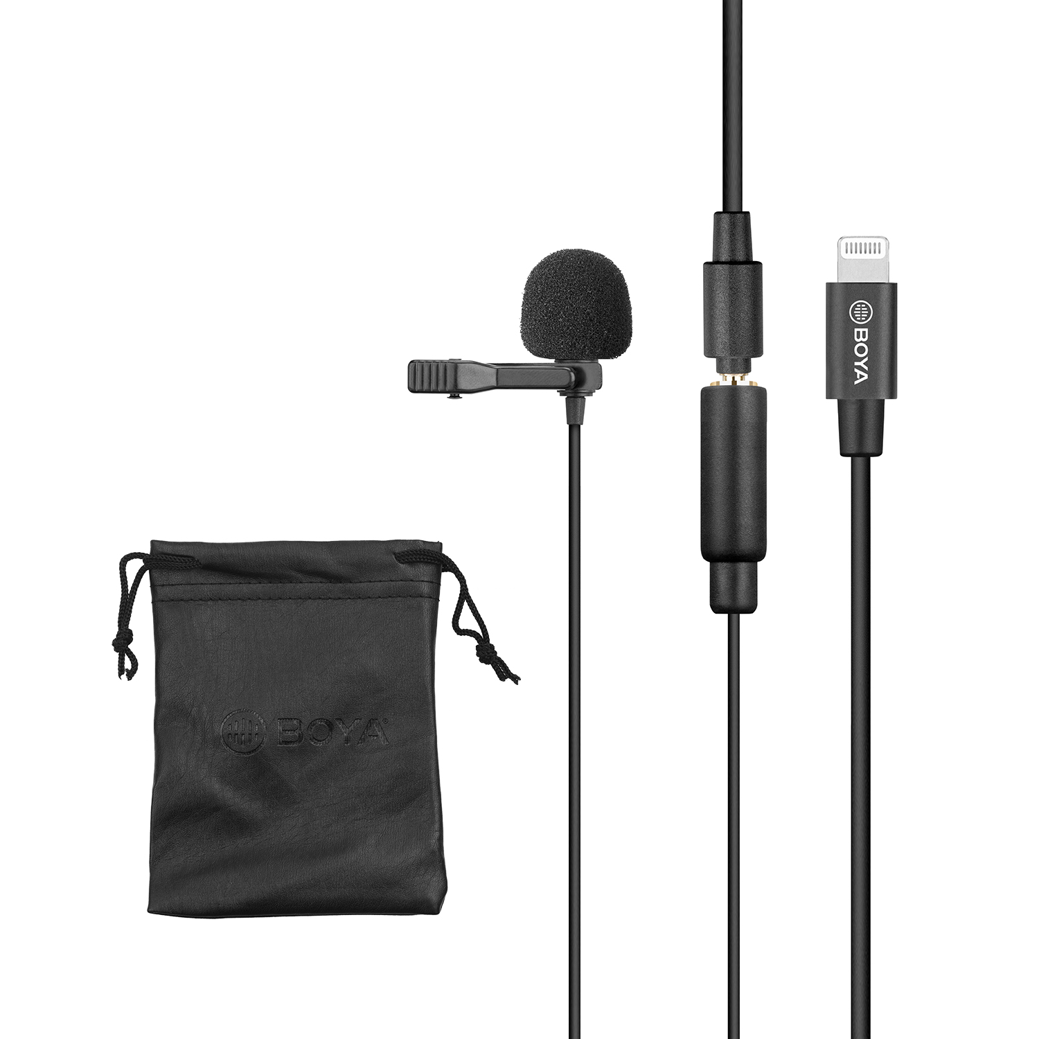 Micro gài áo cho các thiết bị iOS Boya BY-M2 (MFi)