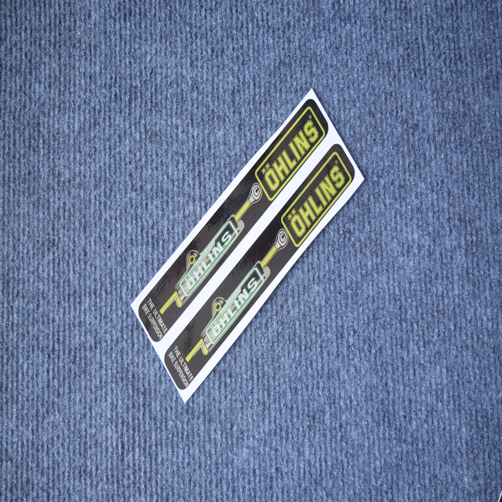 [PHUỘC XE] Bộ tem dán phuộc xe máy, tem phản quang dán phuộc các dòng xe máy HONDA, YAMAHA, SUZUKI (mẫu OHLINS)