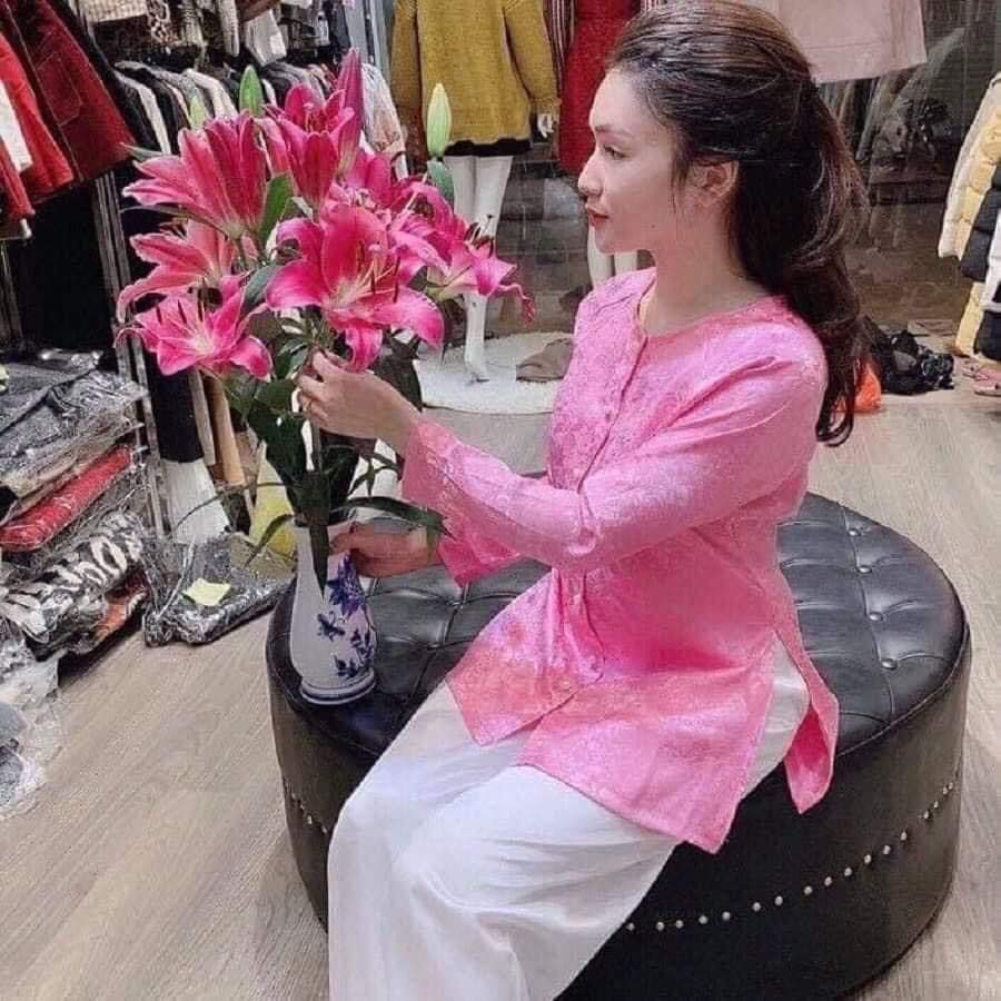 [HCM]SÉT ÁO BÀ BA CHẤT GẤM