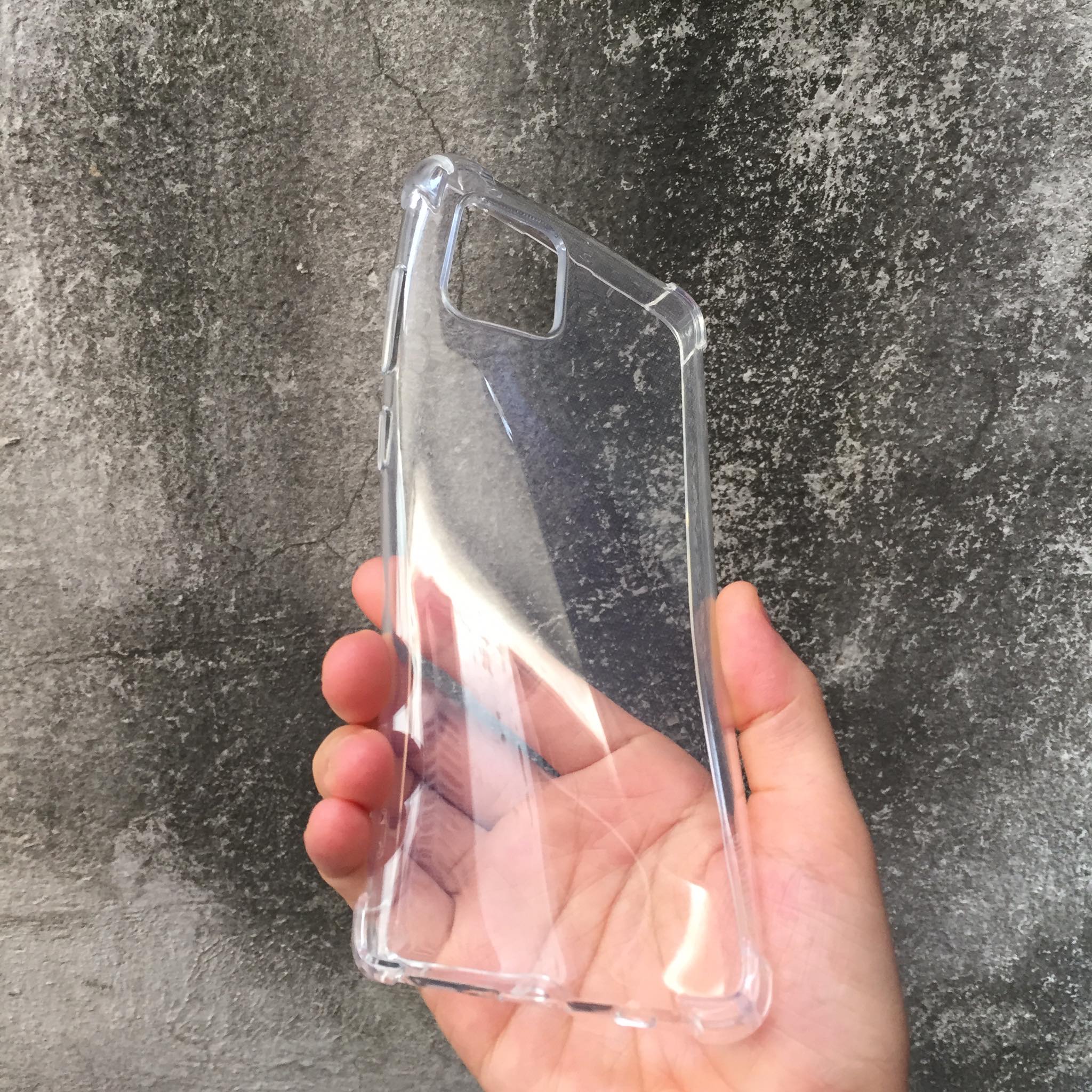 Ốp lưng Samsung Galaxy Note 10 Lite - Silicon trong chống sốc 4 góc