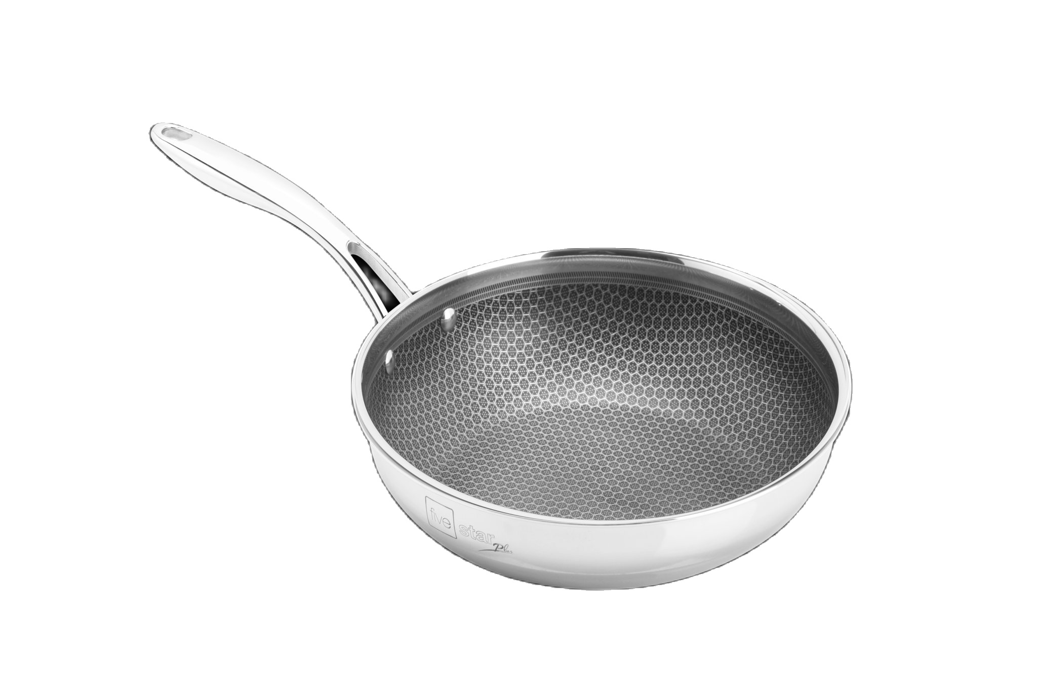 Chảo chống dính sâu lòng tổ ong FIVESTAR 26cm 3 lớp đáy liền siêu bền inox 304 , cào không xước