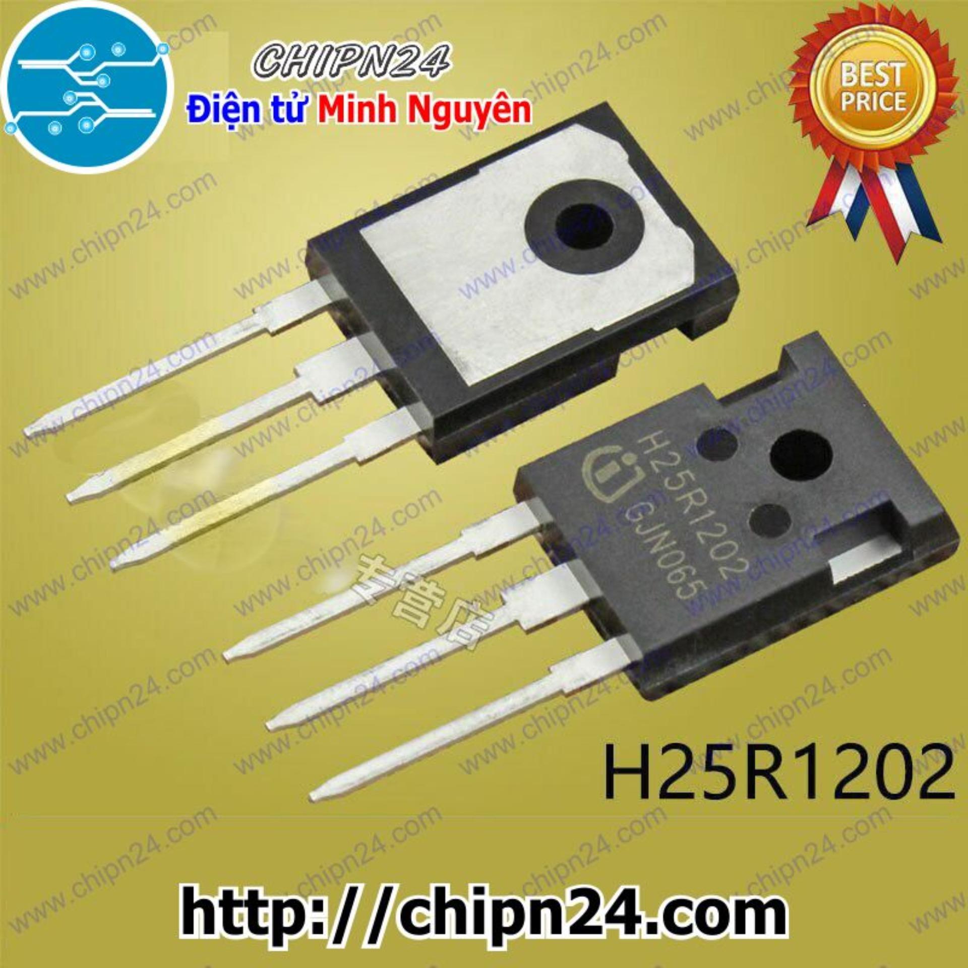 [1 con] (KT1) IGBT H25R1202 TO-247 25A 1200V (Sò Bếp Từ) (25R1202 IHW25N120R2)