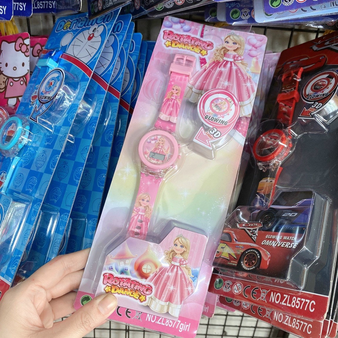 Đồng Hồ Chớp Đèn Led 7 màu cho Bé cực Iu Thích