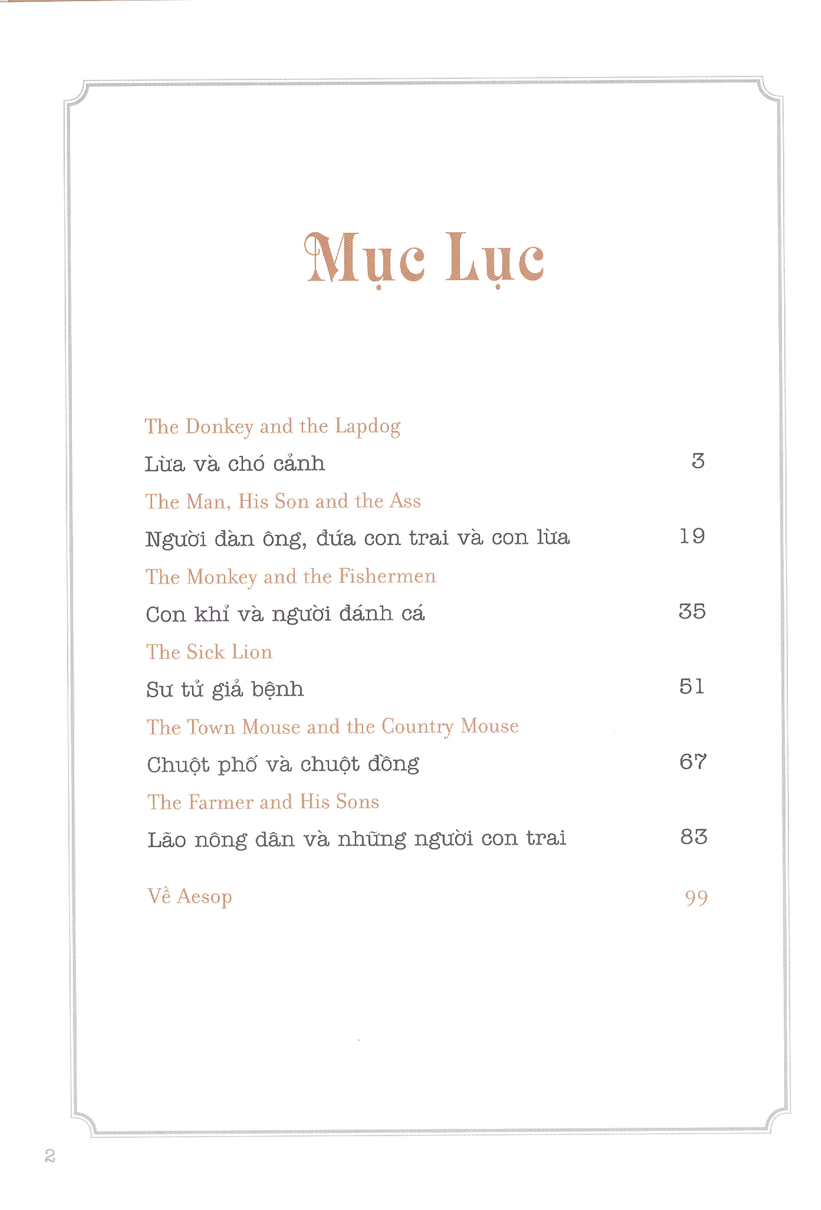Aesop Bất Hủ - Tập 2