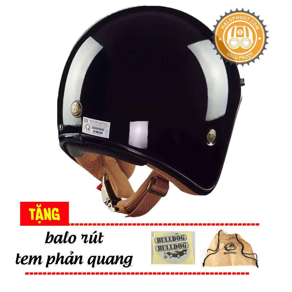 Mũ bảo hiểm Bulldog Heli Fiberglass sợi thủy tinh