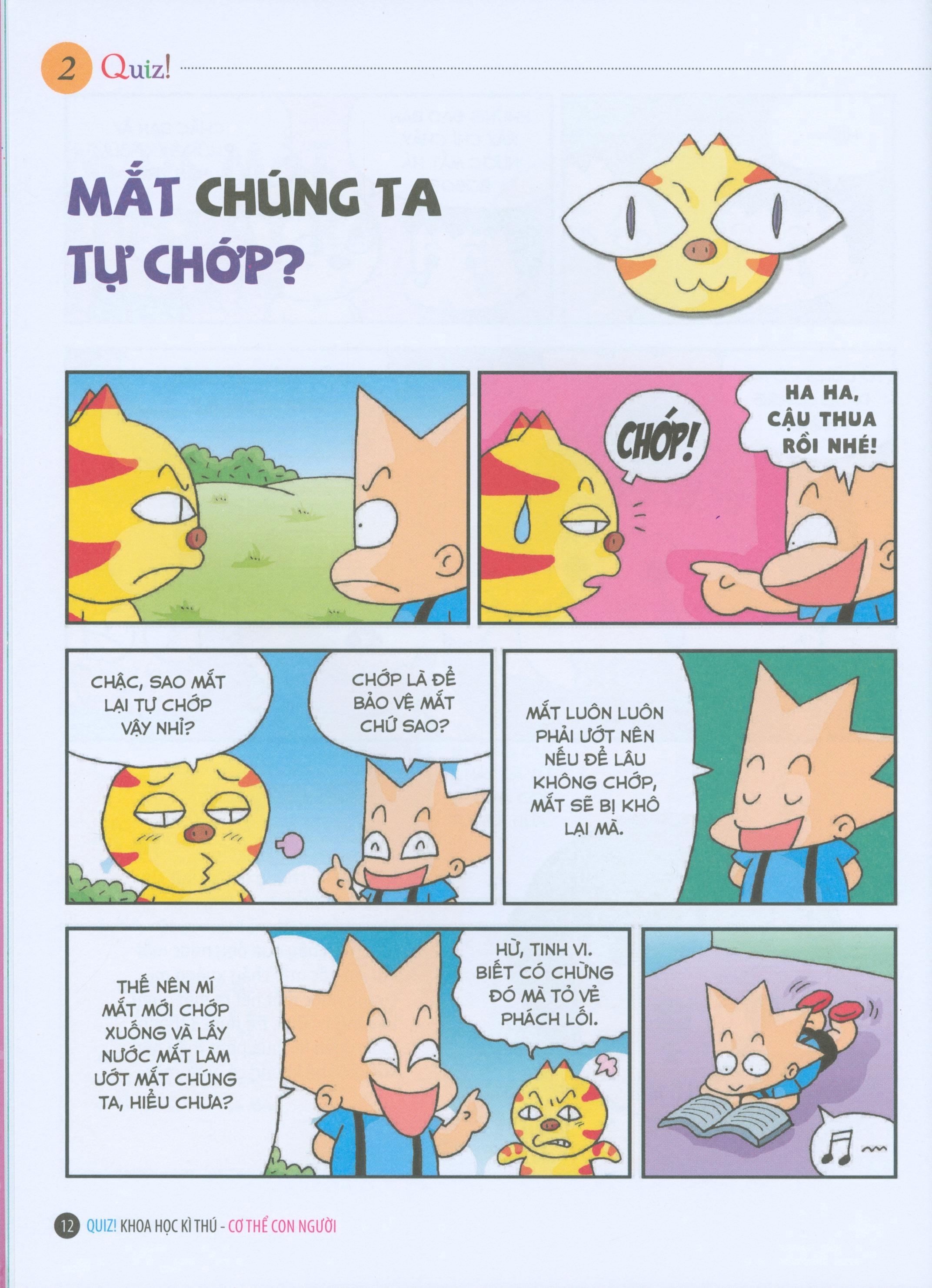 Quiz! Khoa Học Kì Thú: Cơ Thể Con Người