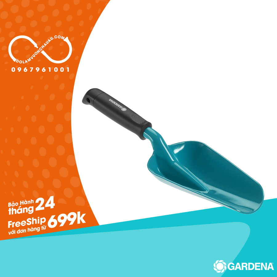 [Hàng Đức] Xẻng rộng 12cm (Gardena 8953)