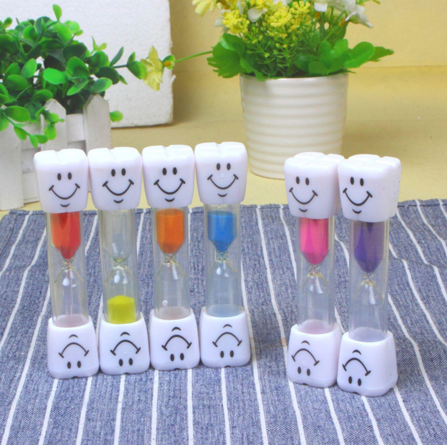 [COMBO 2 Chiếc] Đồng hồ cát hình mặt cười độc đáo - Đồng hồ cát trẻ em thời gian 3 phút