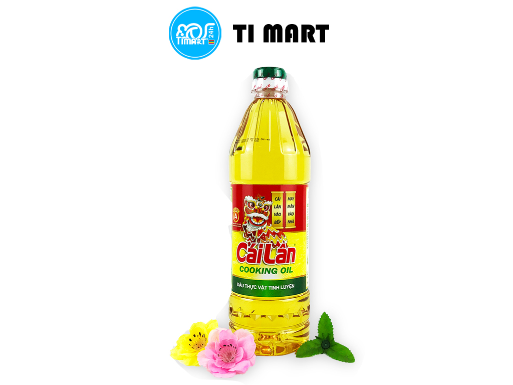[TI MART] Dầu thực vật tinh luyện Cái Lân chai 1 lít