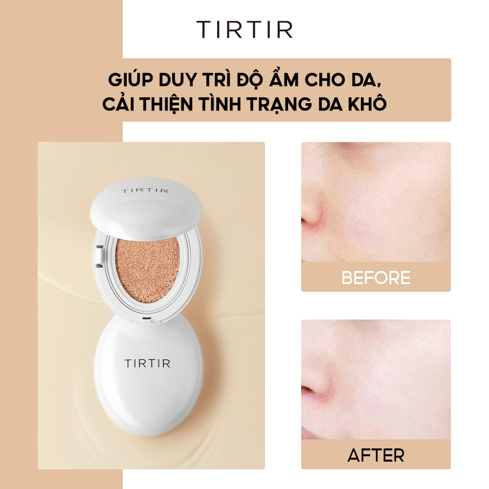 Phấn nước tirtir mask fit cushion - my glow cream cushion - mask fit red cushion - bebeau