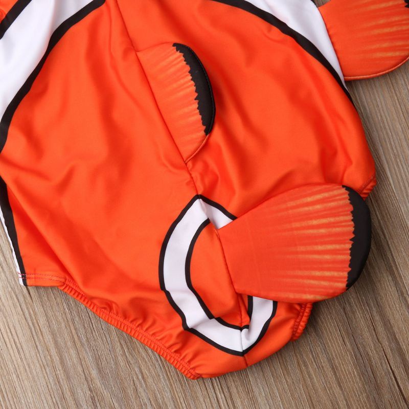 Bộ đồ bơi cá Nemo cực yêu cho bé có kèm nón (Chuẩn hàng Quảng Châu)