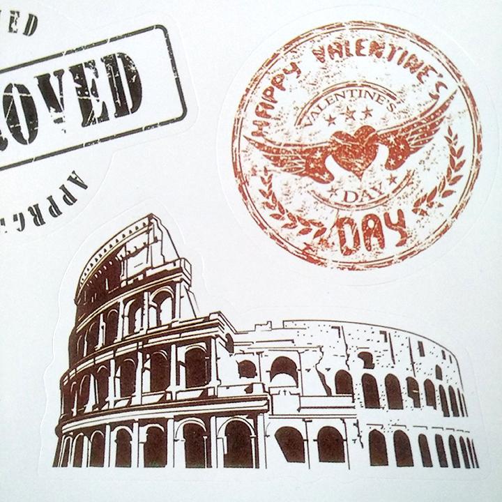 Tấm sticker dán APPROVED ( kích thước 18.5cm x 27cm )