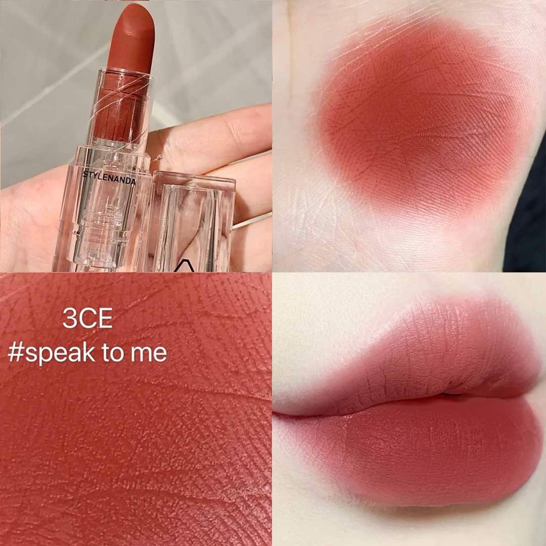 [Vỏ Trong] Son 3ce Soft Matte Lipstick Clear Layer Edition 3CE