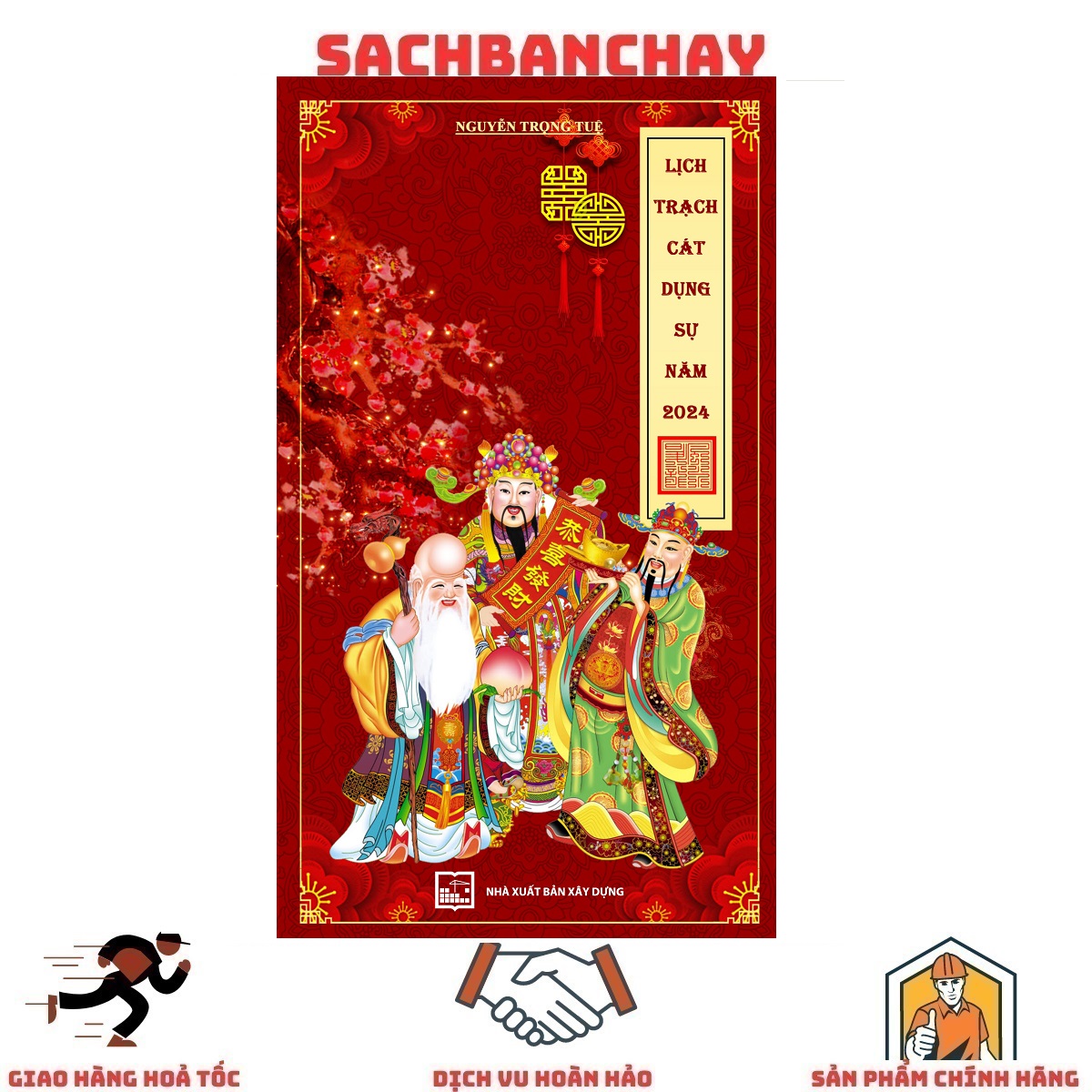 Sách - lịch trạch cát dụng sự năm 2024 - nguyễn trọng tuệ