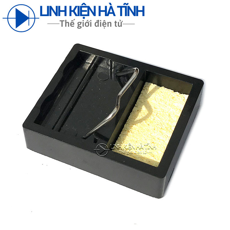5 cái Đế gác mỏ hàn mini kèm miếng bọt biển