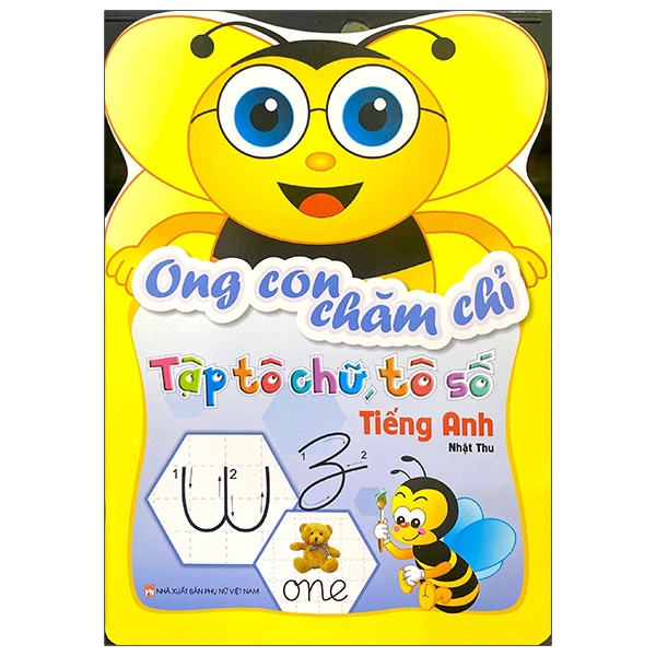 Fahasa - ong con chăm chỉ - tập tô chữ, tô số tiếng anh