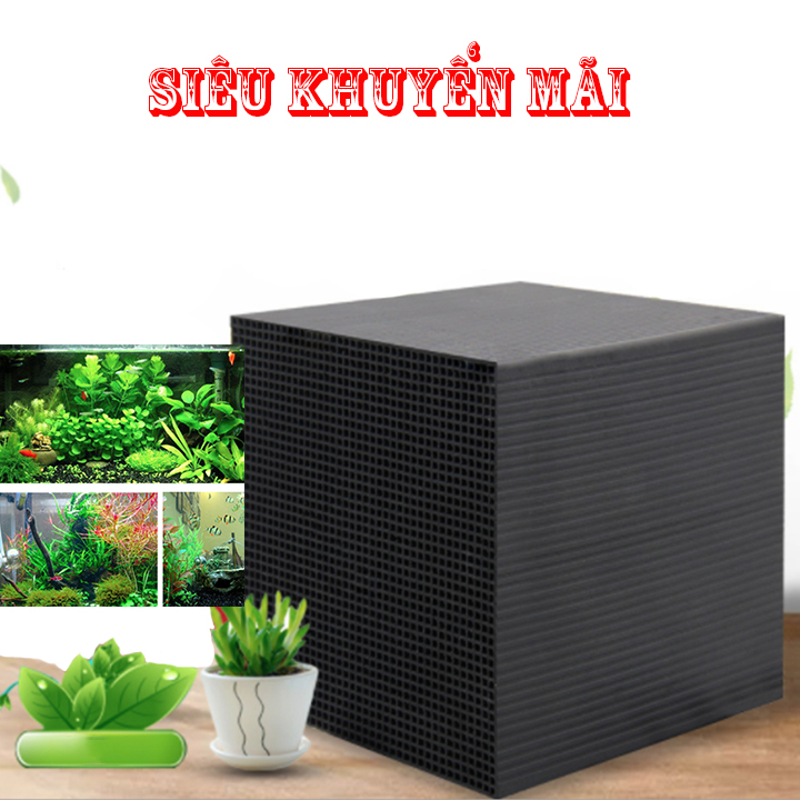 LỌC BỂ CÁ THAN HOẠT TÍNH MAGIC CUBE SIÊU THÔNG MINH