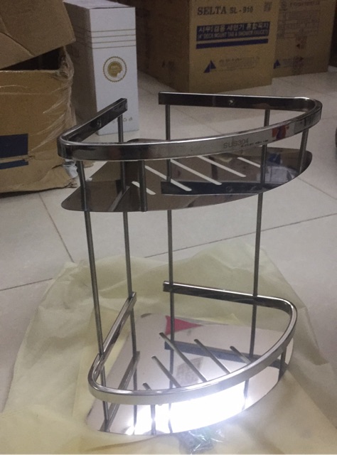 Kệ Góc Nhà Tắm Inox 304 Cao Cấp