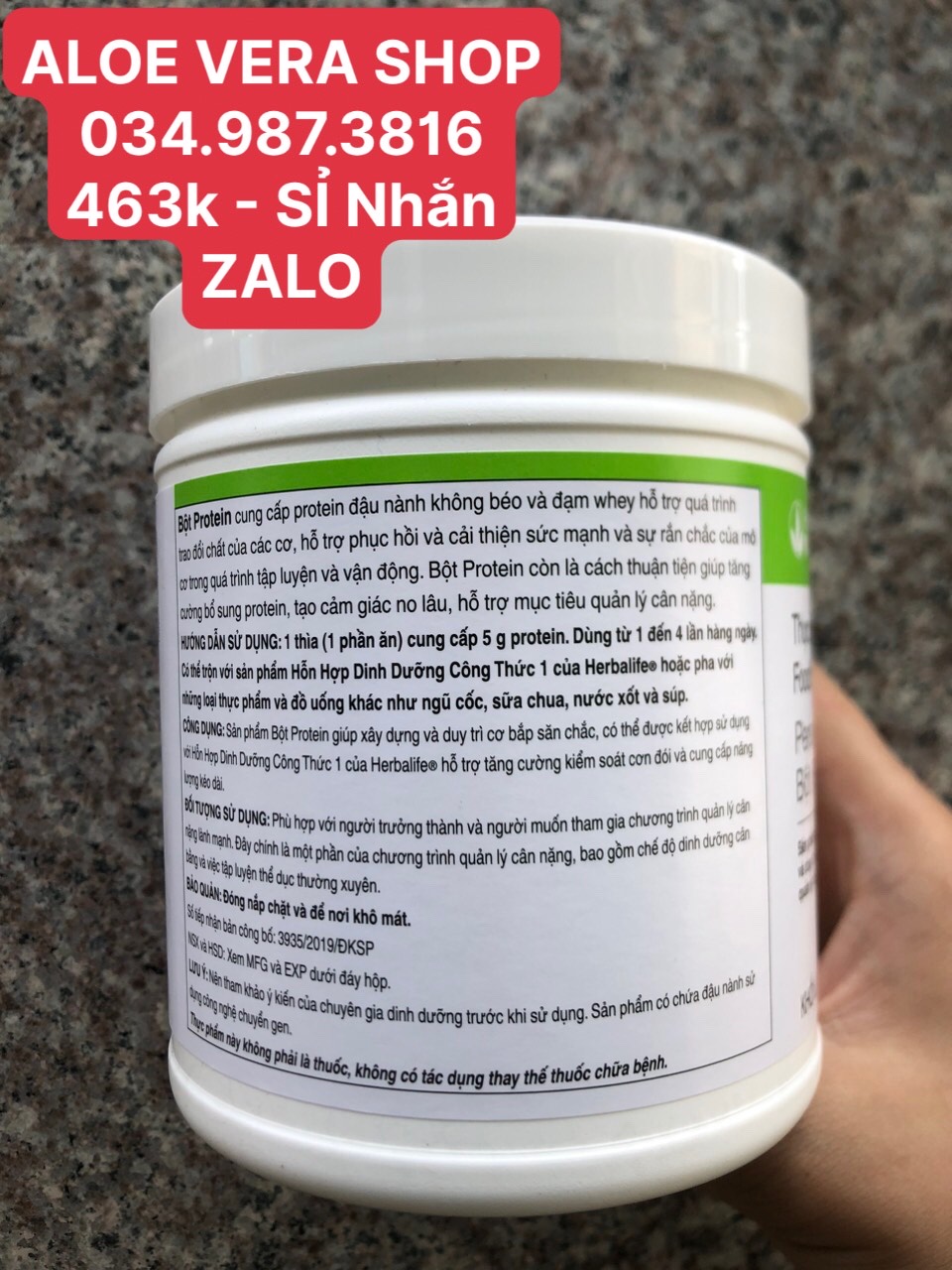 (463k) Bột PROTEIN Kiểm Soát Cơn Đói (240g)
