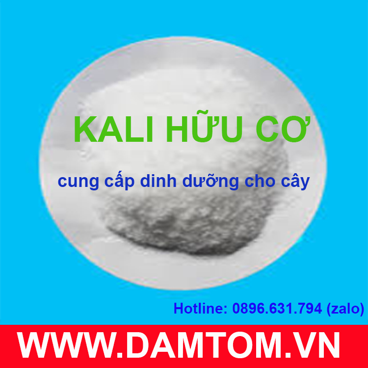 Phân bón Kali Cacbonat (K2CO3 - Kali hữu cơ) K2O = 68% - gói 1kg.