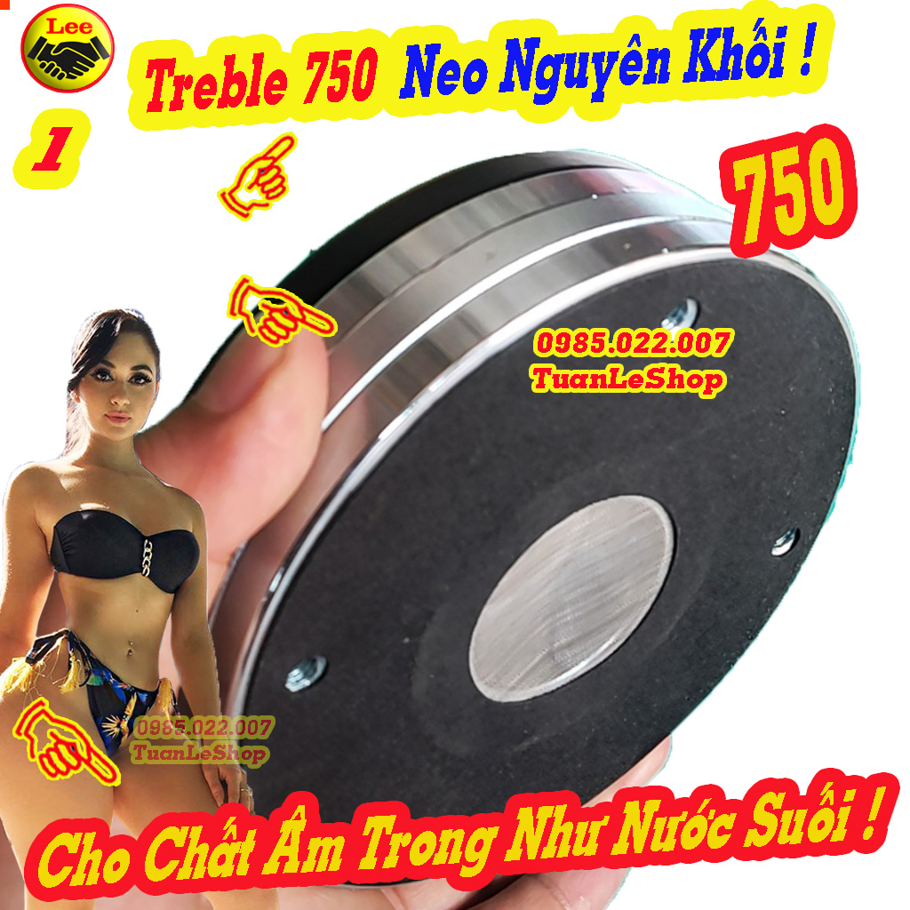 LOA TREBLE 750 NEO NGUYÊN KHỐI - COIL 75,5MM – GIÁ 01 CỦ TREBLE  - TREP 750 NEO R C F