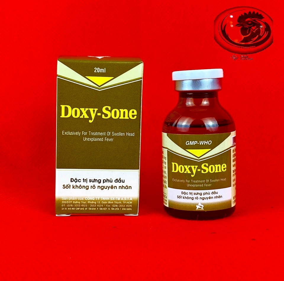 DOXY - SONE 20ml  sưng phù đầu, sốt dành cho gà đá