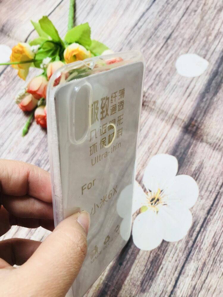Ốp lưng silicon 0.33 dẻo trong suốt cho Xiaomi A2 Lite