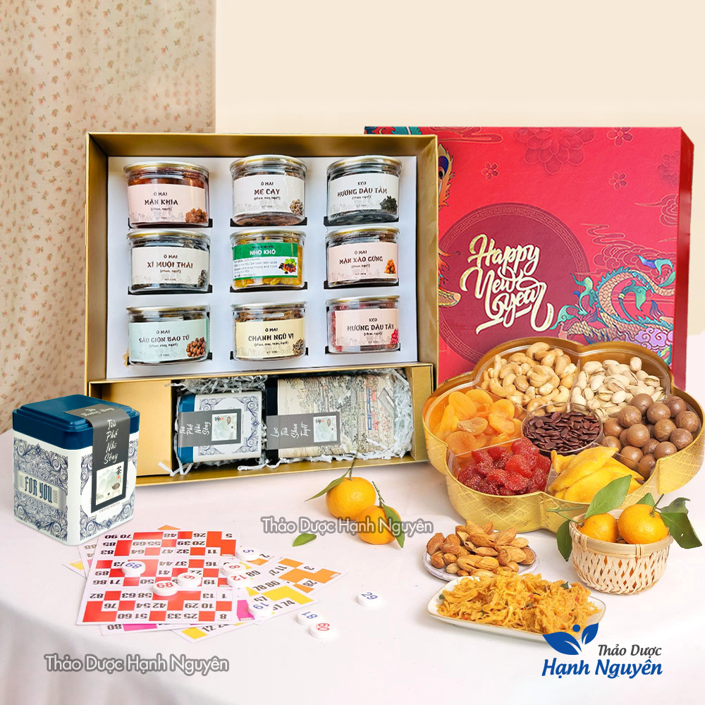 Ô mai mơ mặn (Đồ ăn vặt, đặc sản Hà Nội, xí muội) - Thảo Dược Hạnh Nguyên