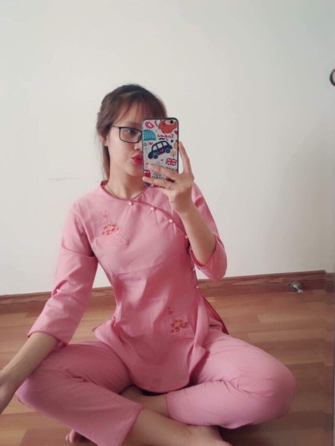 Bộ Cúc Ngọc Lệch Phối - Bộ Lam Đi Chùa