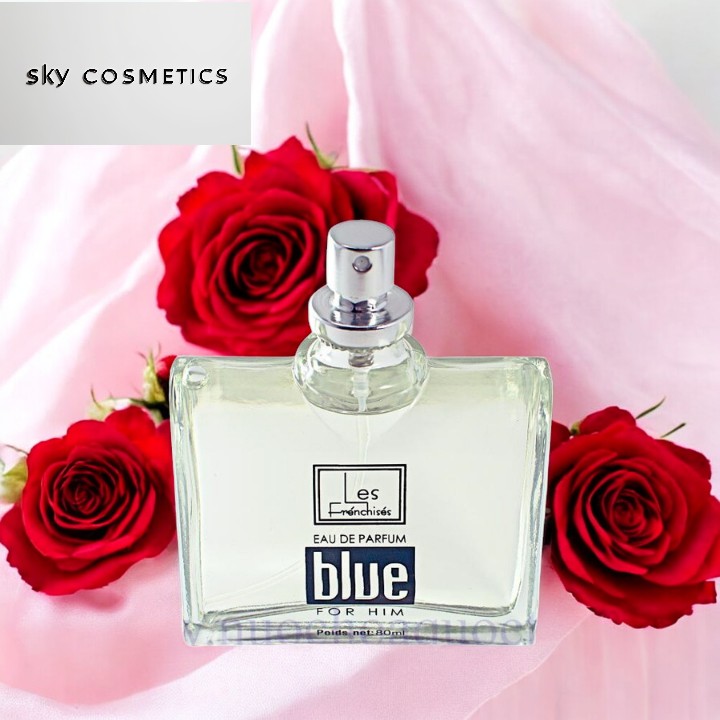 💙 Nước Hoa Nam Les Frénchisés Blue For Him 80ml – Lôi Cuốn, Lãng Mạn, Nam Tính