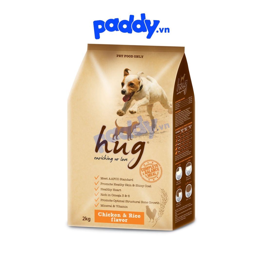 [2kg] Thức Ăn Hạt Cho Chó Mọi Lứa Tuổi Hug