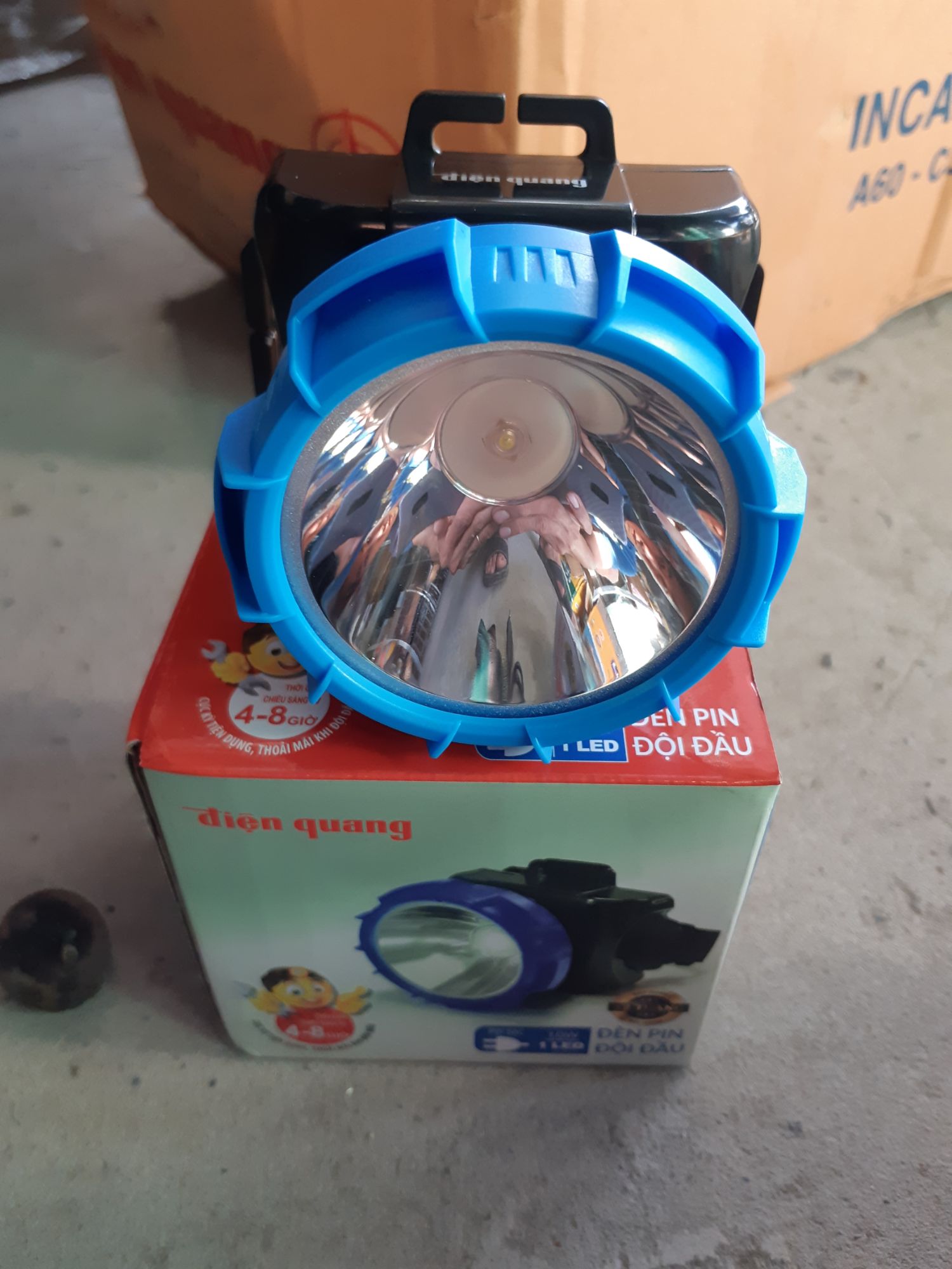 Đèn pin đội đầu ĐIỆN QUANG 1.0W