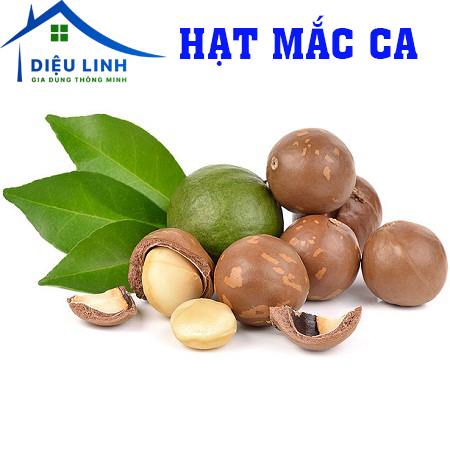 Hạt macca, Mắc Ca Tây Nguyên Sấy Nứt (Có Tặng Dụng Cụ Tách Vỏ)