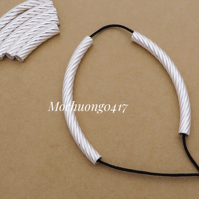 [S925] Charm bạc ống - MH089