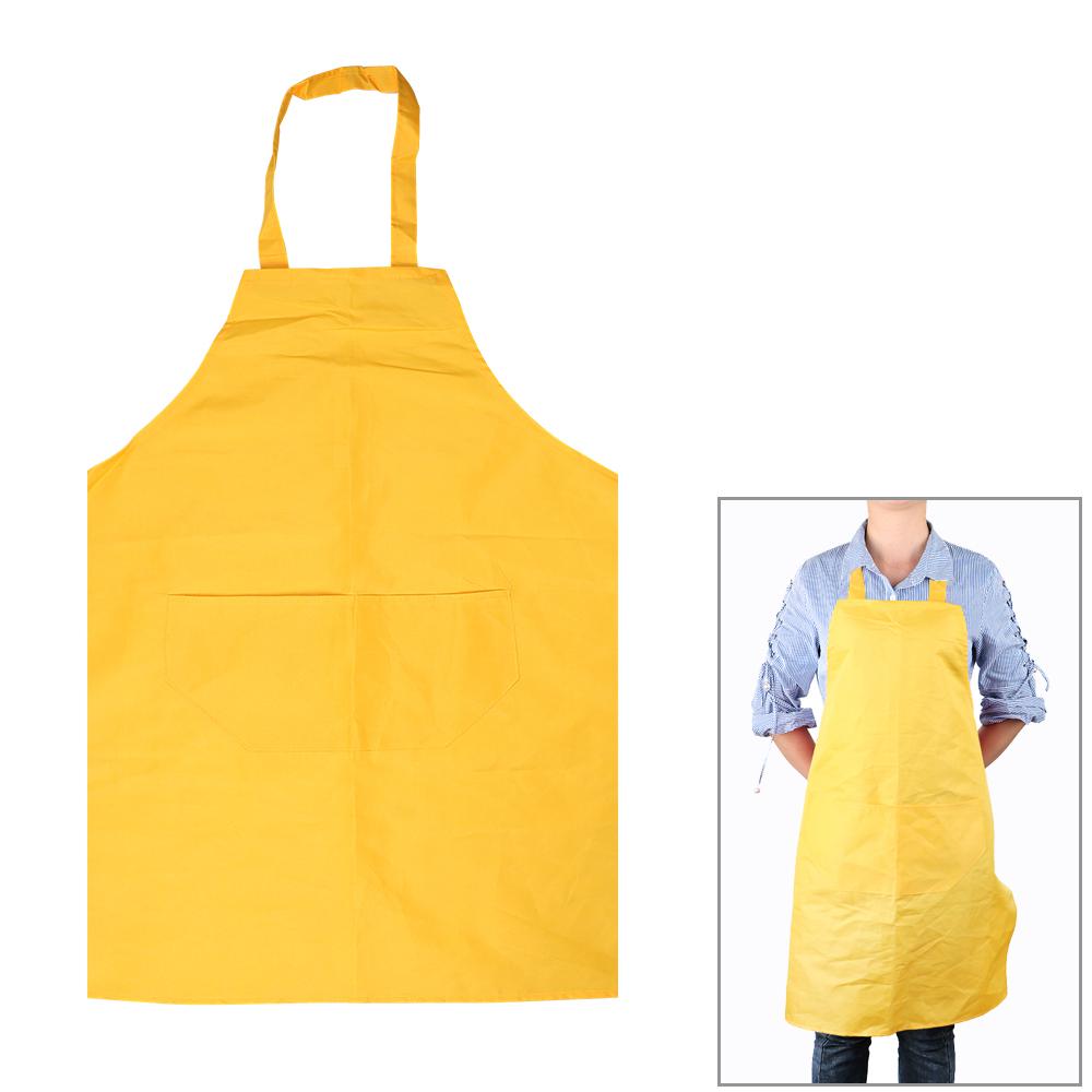 Pure Color Kitchen Apron Cooking Accessories Pinafore Household Cleaning Tools For Home Restaurant Baking Dress