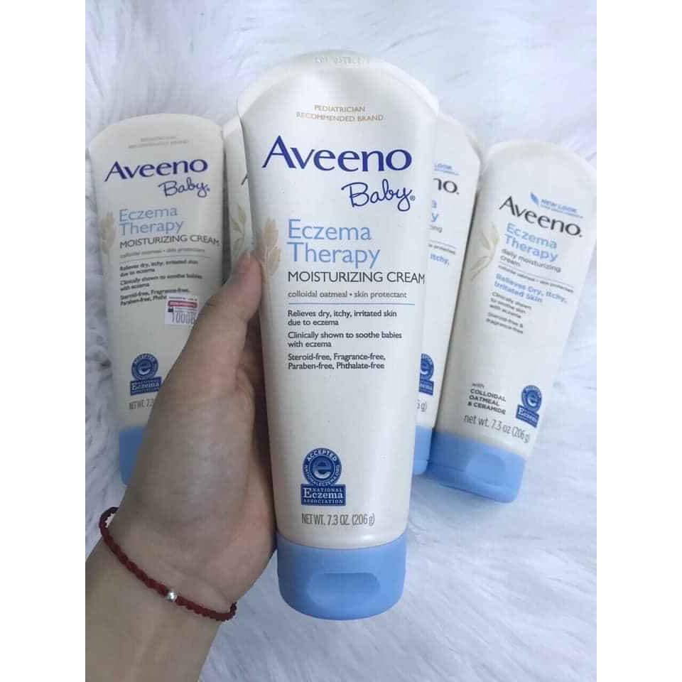 [HCM]Kem dưỡng ẩm giảm chàm lác sữa cho bé Aveeno Baby Eczema Therapy 206ml - 6001 cam kết sản phẩm đúng mô tả chất lượng đảm bảo