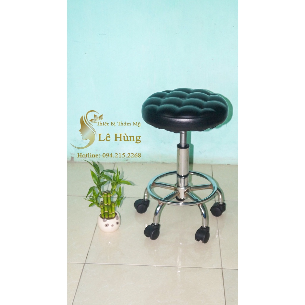 Ghế Spa DA MÚI Chân Xoay Loại Đẹp( hàng có sẵn )