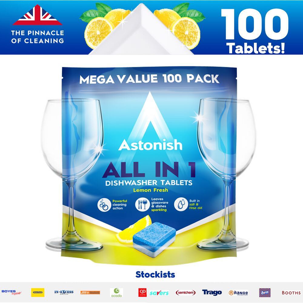 Viên rửa chén bát all in 1 Astonish C2171 100viên