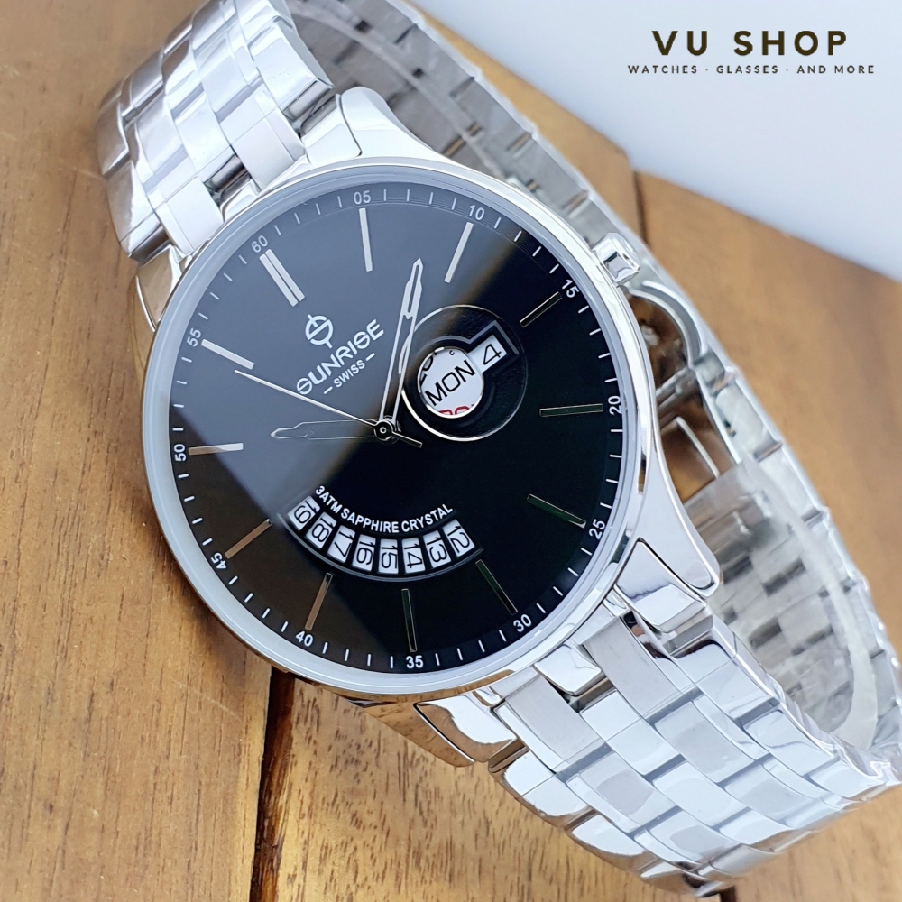 ĐỒNG HỒ NAM SUNRISE 1127SA -  KÍNH SAPPHIRE