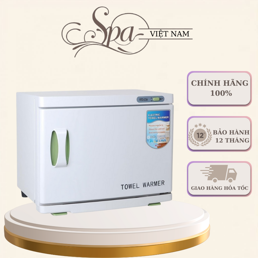 Tủ hấp khăn tiệt trùng rtd 23a | tủ hấp đá nóng dùng trong spa thẩm mỹ viện