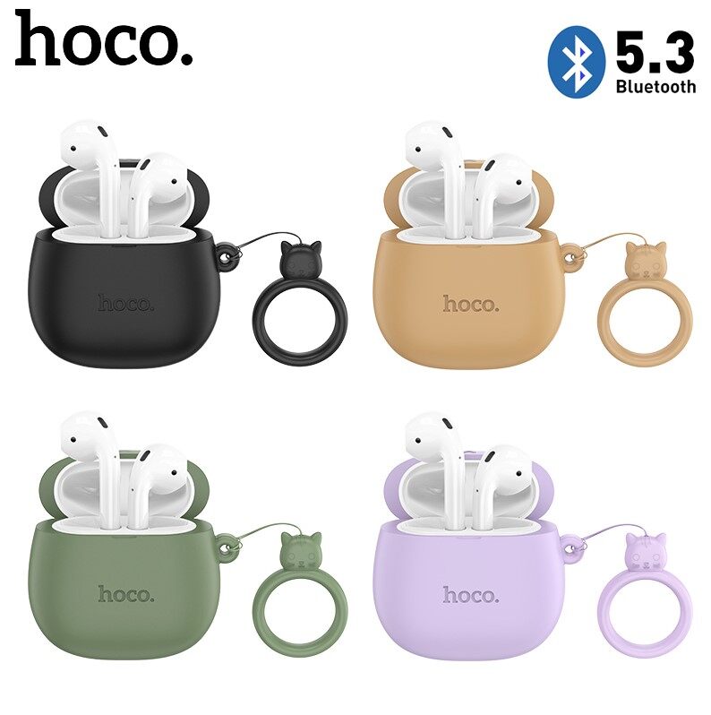 Tai Bluetooth Hoco EW45 V5.3, pin 4H + Tặng kèm case silicon