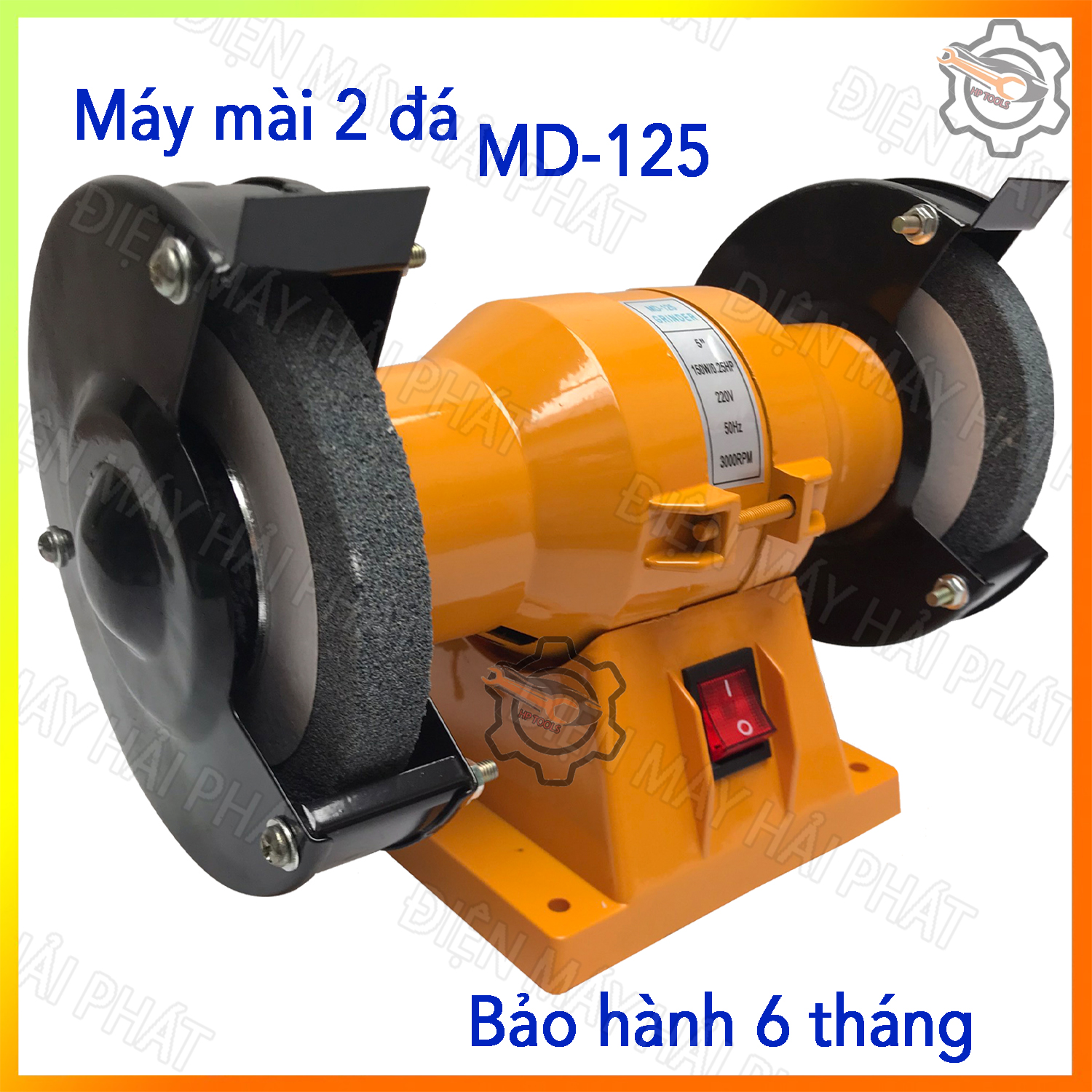 Máy Mài 2 đá máy mài bàn MD-125 bảo hành 6 tháng