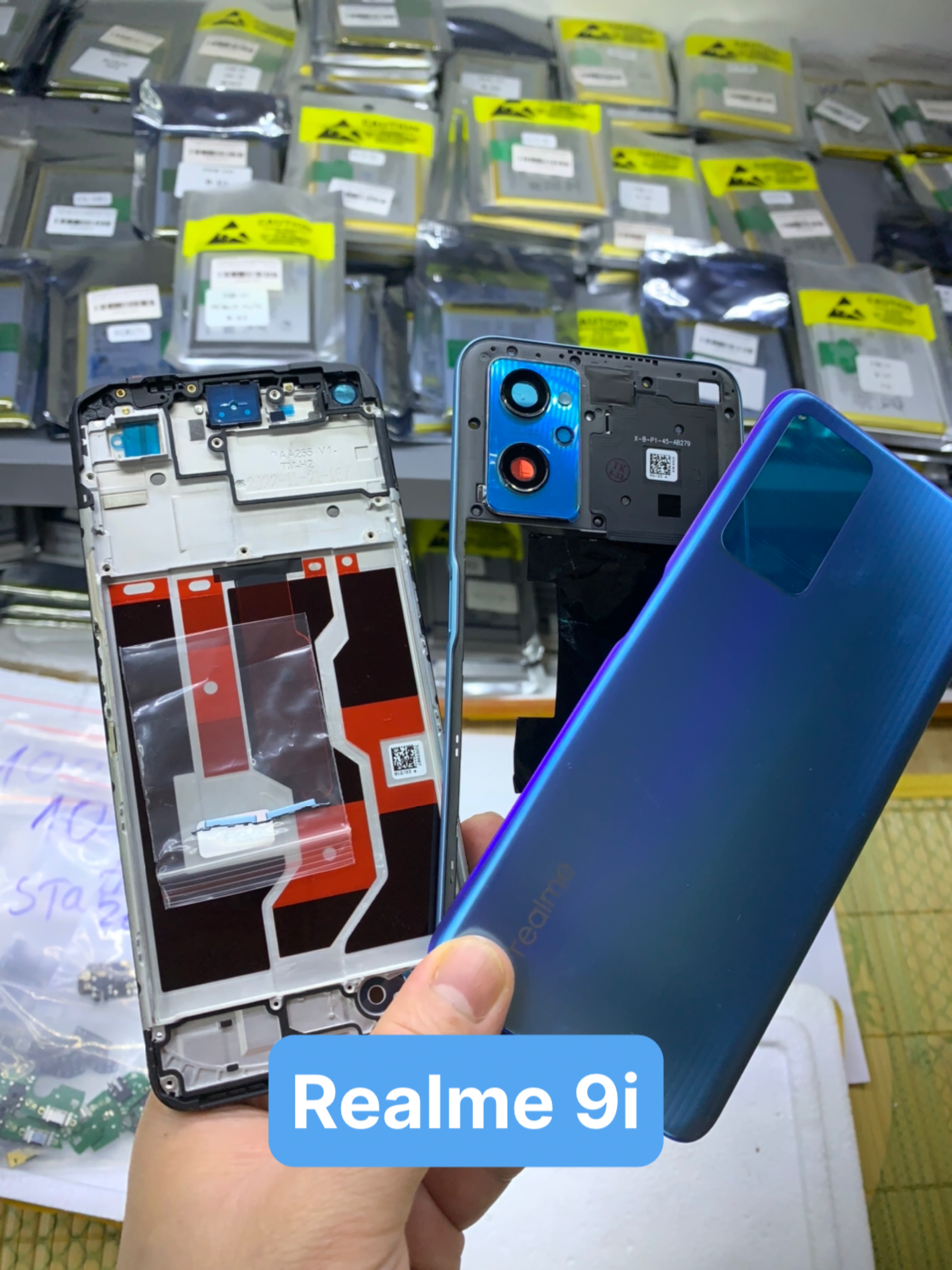 Bộ xương vỏ zin realme 9i