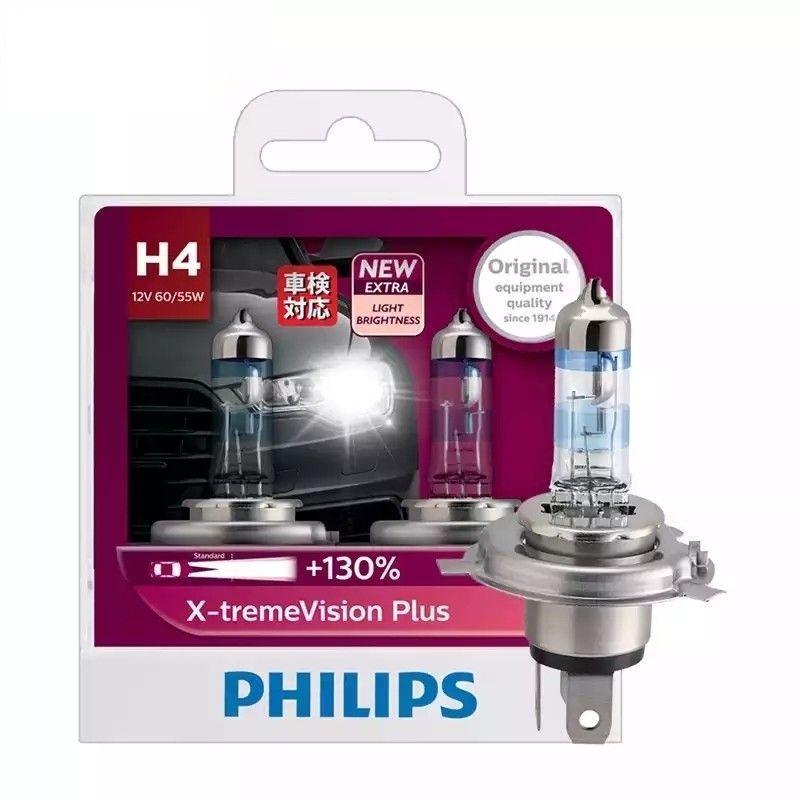 Bóng Đèn Ô tô Tăng Sáng Philips H4 XstremVision Plus + 130%
