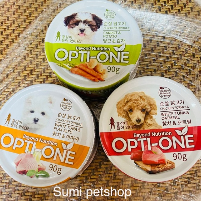 Pate Opti-One nhân sâm nhập khẩu Hàn quốc cho chó, chất lượng đảm bảo an toàn đến sức khỏe người sử dụng, cam kết hàng đúng mô tả