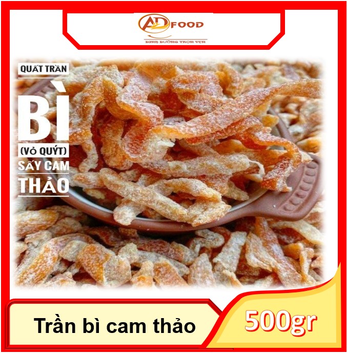 1kg mứt trần bì cam thảo